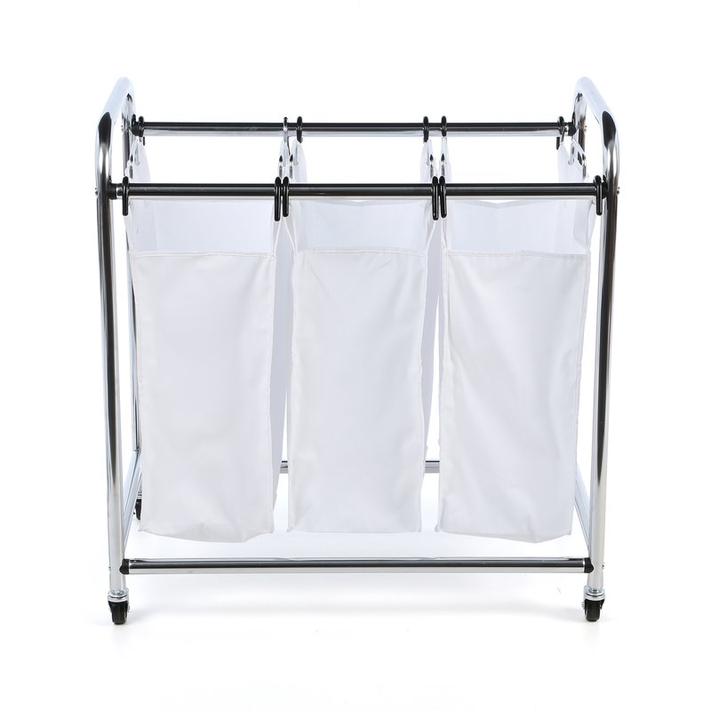 3 Section Plated Heavey Duty Laundry Sorter